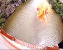 Saut en feu d'un pont