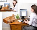 Porte chat de bureau