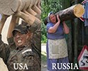 Différence entre les USA et la Russie