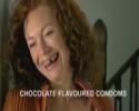 Pub Durex pour des préservatifs goût chocolat