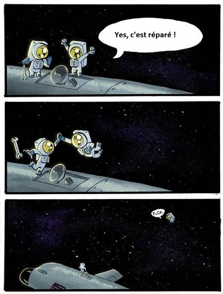 Fail dans l'espace - Humourr.com