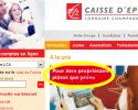 Faute sur le site de la Caisse d'Epargne