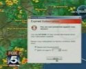 Un antivirus se déclenche pendant la présentation météo