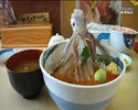 Poulpe vivant dans une assiette