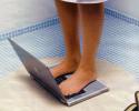 Les blondes et les pc portables...
