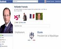 Hollande sur Facebook