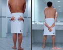 Une serviette de bain surprenante