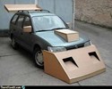 Tuning de voiture en carton !