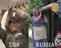 Différence entre les USA et la Russie