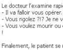 Docteur, mes couilles virent au bleu !