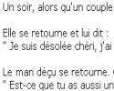 Blague : Pas ce soir chéri, j'ai rdv chez le gynéco demain