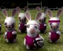 Pub Rayman: les lapins crÃ©tins savent jouer au rugby