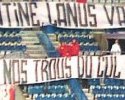 Une banderolle des supporters du PSG