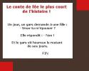 Le conte de fée le plus court